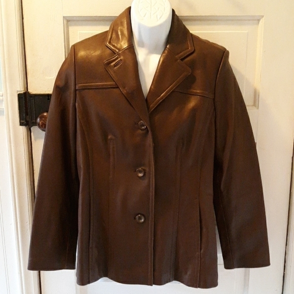 Avanti New York genuine leather vtg 70s jacket